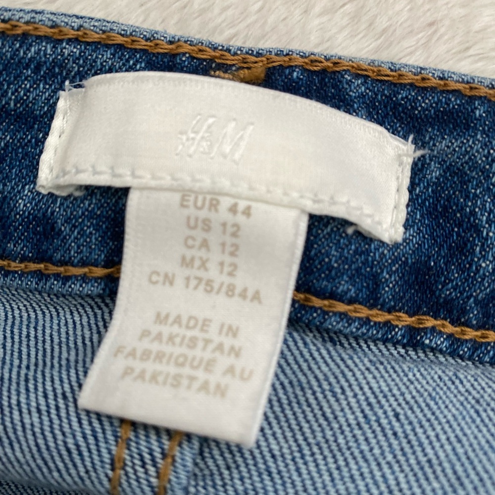 H&M Blue Straight Leg Women's Jeans - Picture 6 of 7